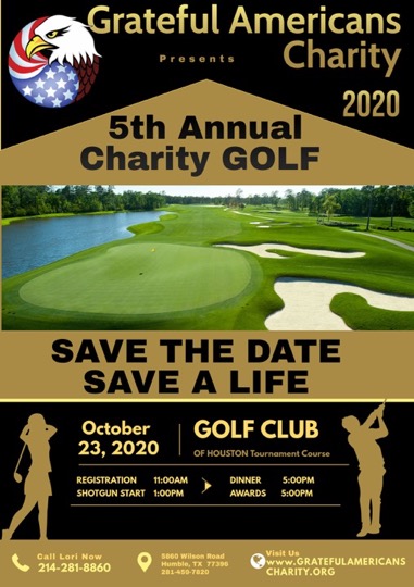 Apartments in Houston’s Energy Corridor Grateful American Charity is excited to host their 5th annual charity golf event in Houston's Energy Corridor. Please join us for a day of fun on the green, all in support of our