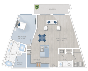 One Bedroom Apartment in Houston Energy Corridor