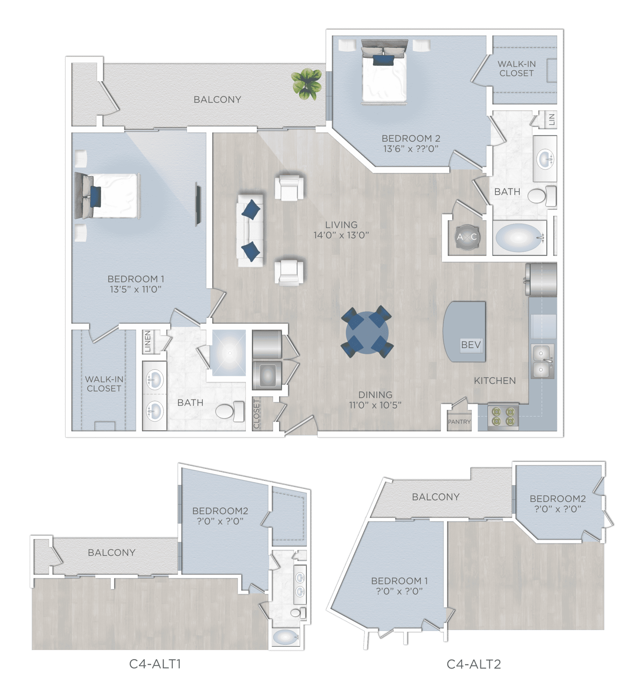 Two Bedroom Apartments in Houston's Energy Corridor