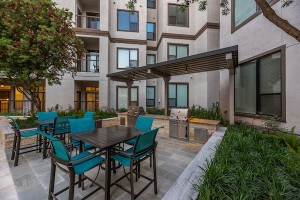 Apartment for rent in Houston's Energy Corridor - Outdoor Grilling Area with Seating  